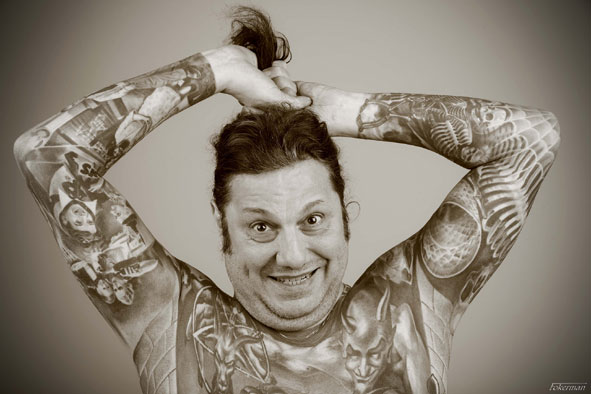 pascal tourain, l'homme tatoué animateur